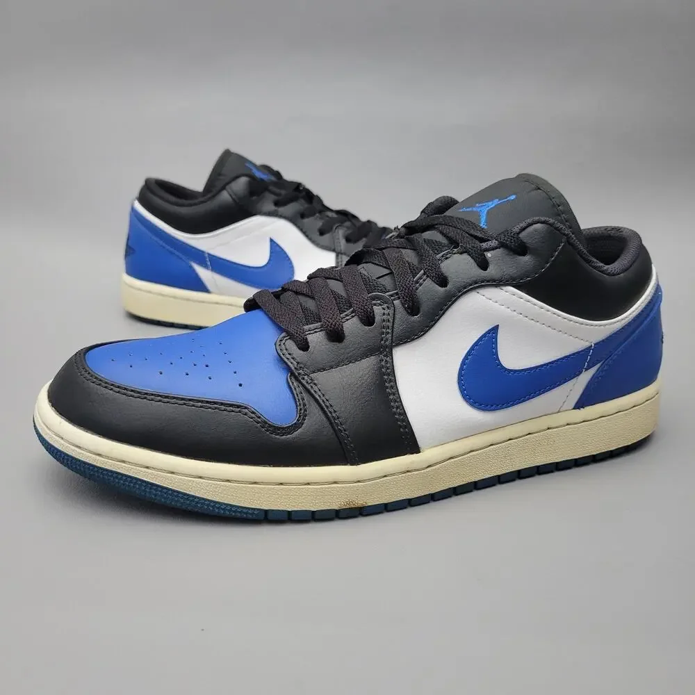 Size 10.5 - Air Jordan 1 Low Alternate Royal Toe Mens Shoes